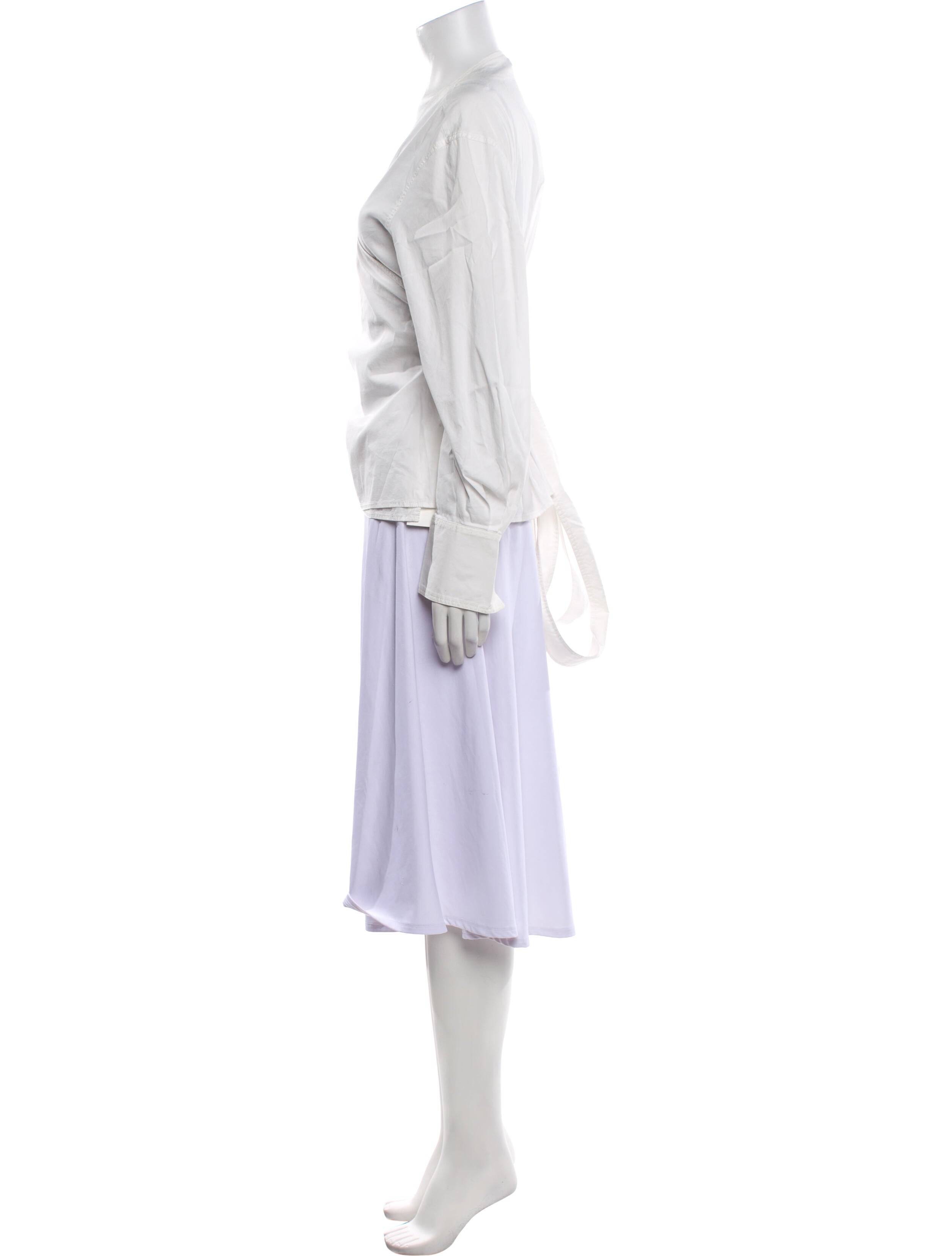 Grey by Jason Wu One-Shoulder Long Sleeve Tunic