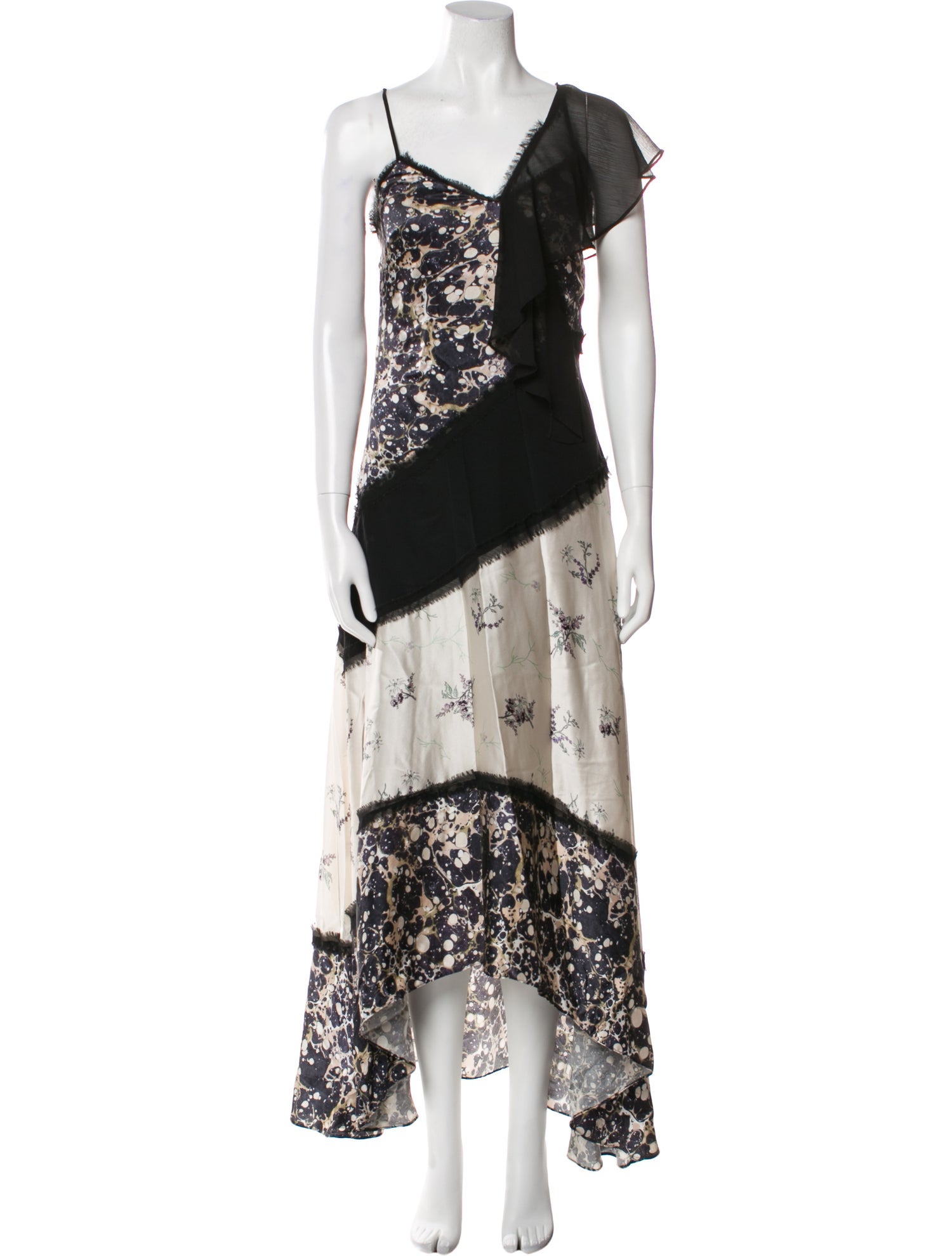 Grey by Jason Wu Silk Long Dress