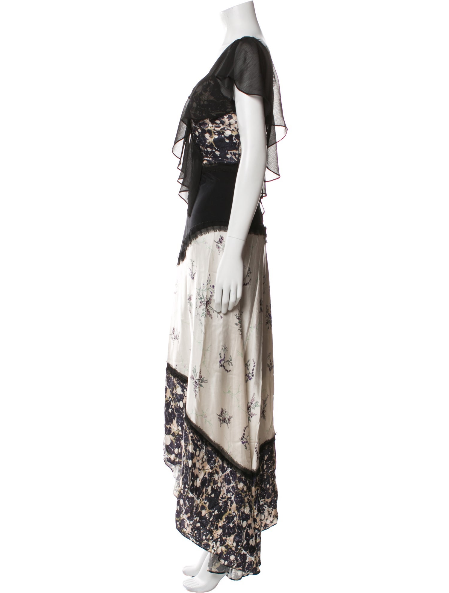 Grey by Jason Wu Silk Long Dress