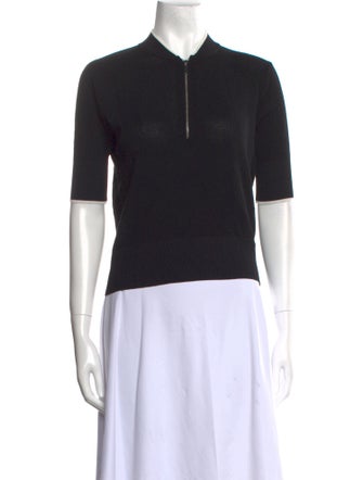 Grey by Jason Wu V-Neck Short Sleeve Polo