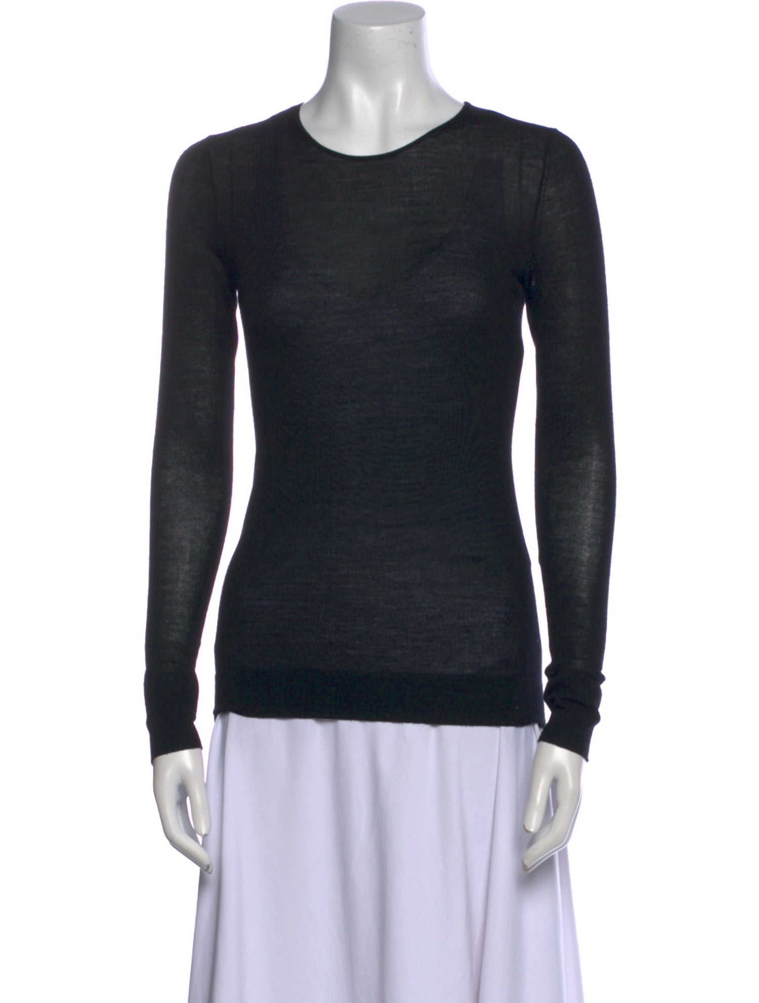 Grey by Jason Wu Wool Crew Neck Top