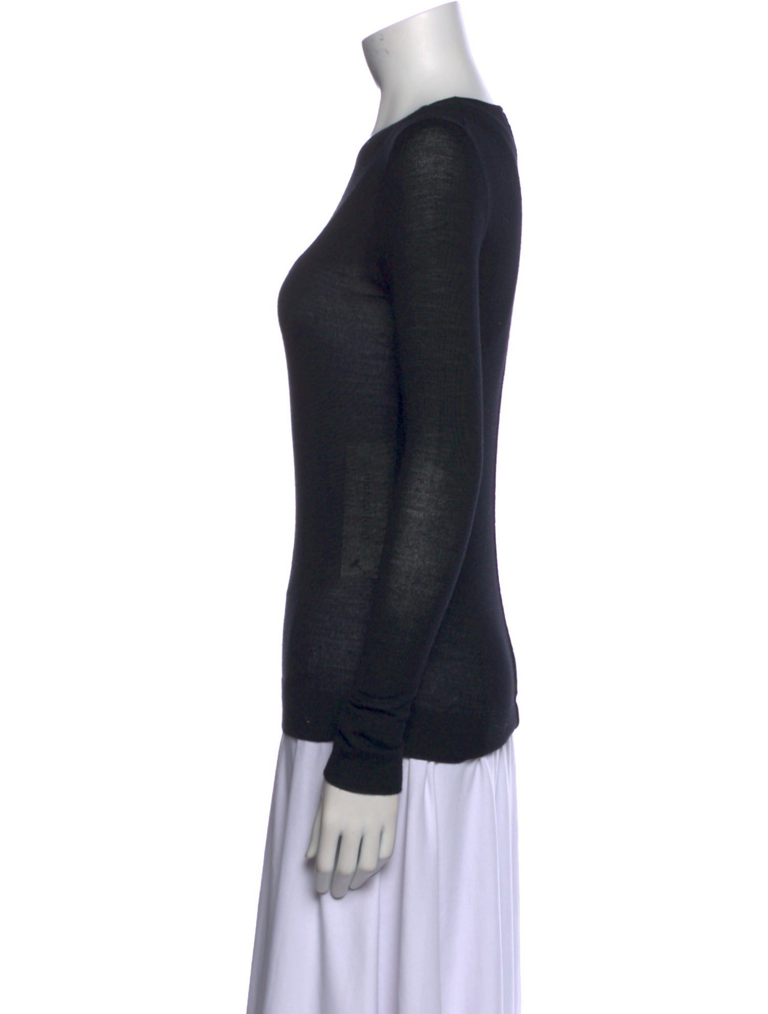 Grey by Jason Wu Wool Crew Neck Top