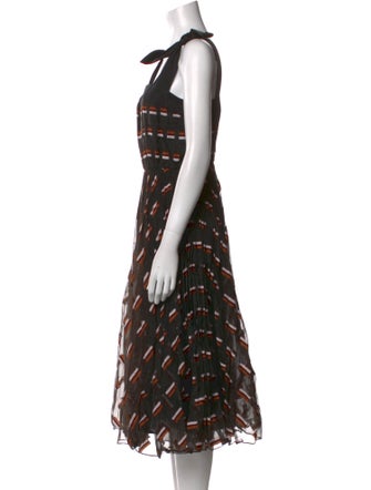 Grey by Jason Wu Printed Midi Length Dress