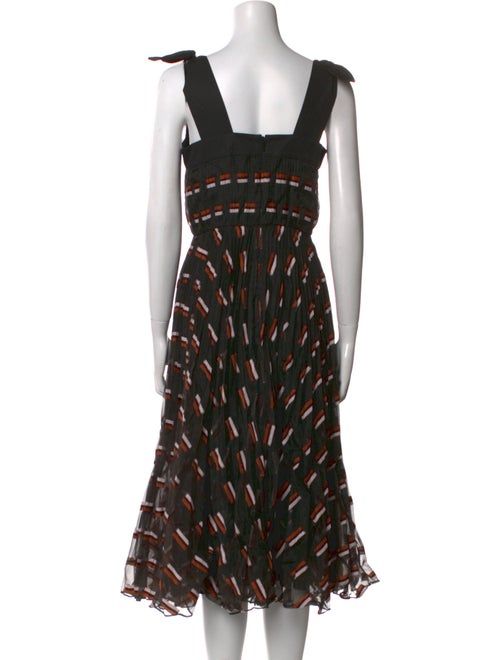 Grey by Jason Wu Printed Midi Length Dress