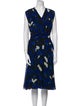 Grey by Jason Wu Printed Midi Length Dress
