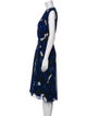 Grey by Jason Wu Printed Midi Length Dress