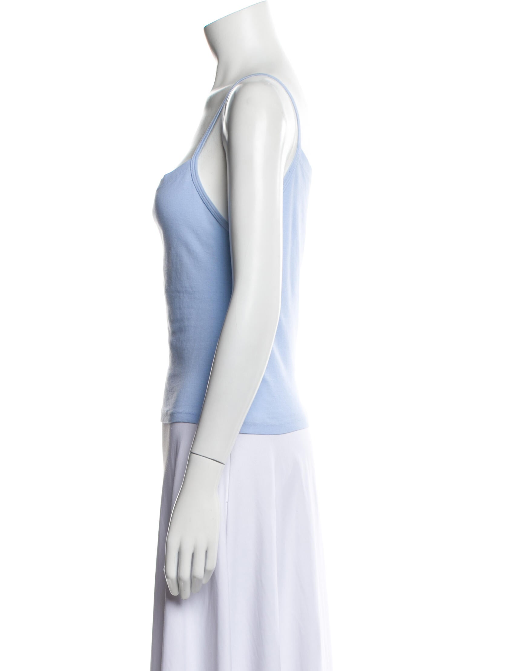 Gil Rodriguez Square Neckline Sleeveless Top