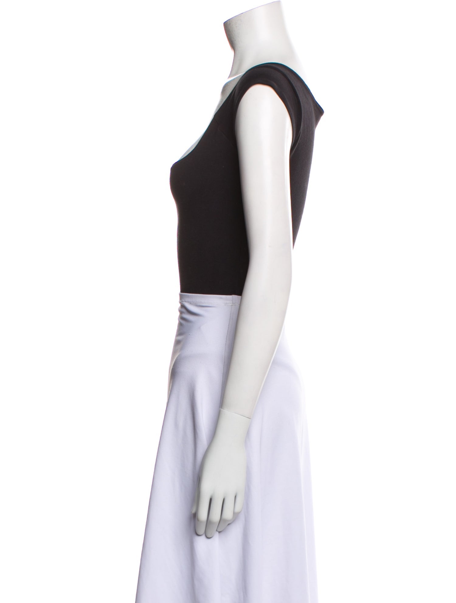 Gil Rodriguez Square Neckline Sleeveless Crop Top