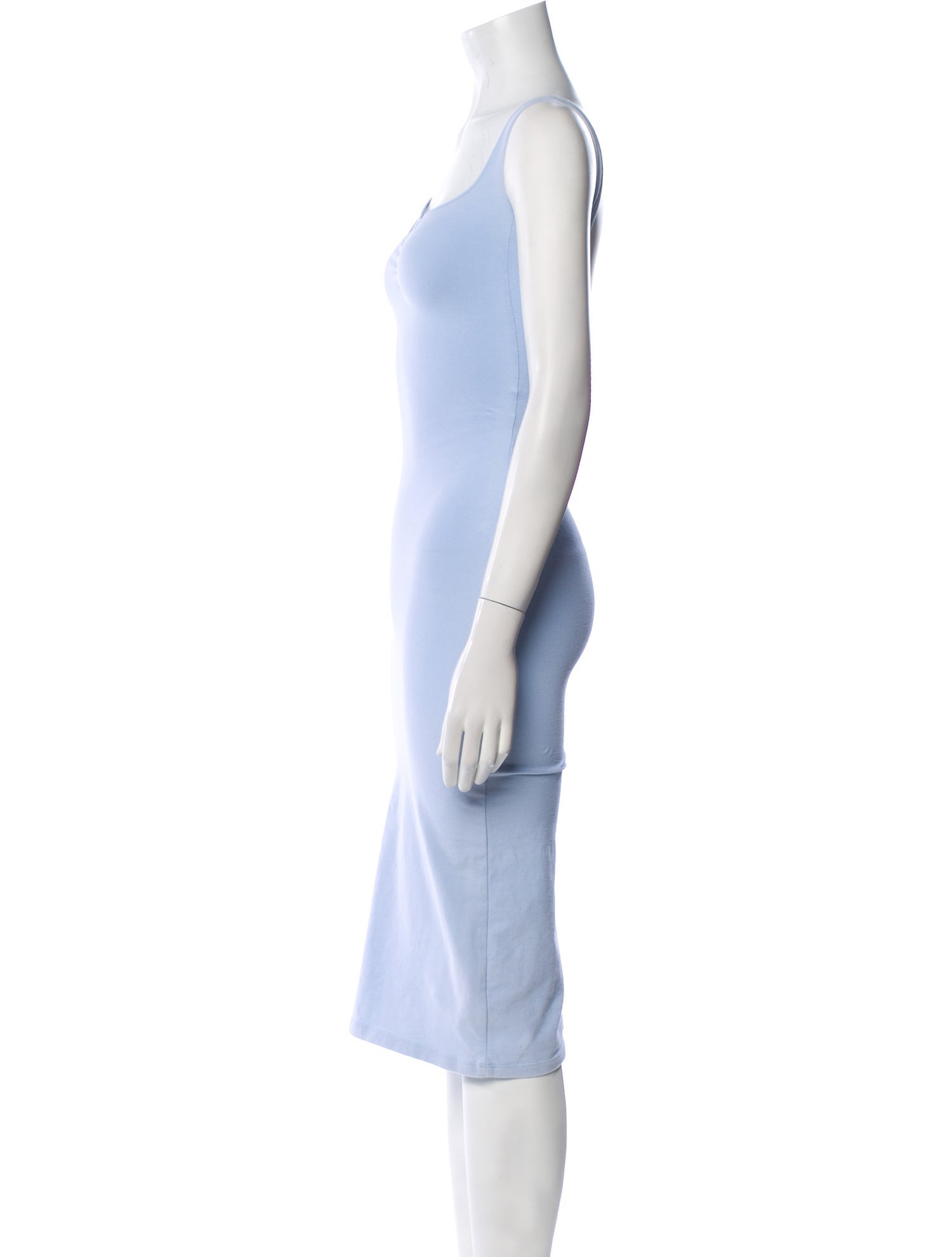 Gil Rodriguez V-Neck Midi Length Dress