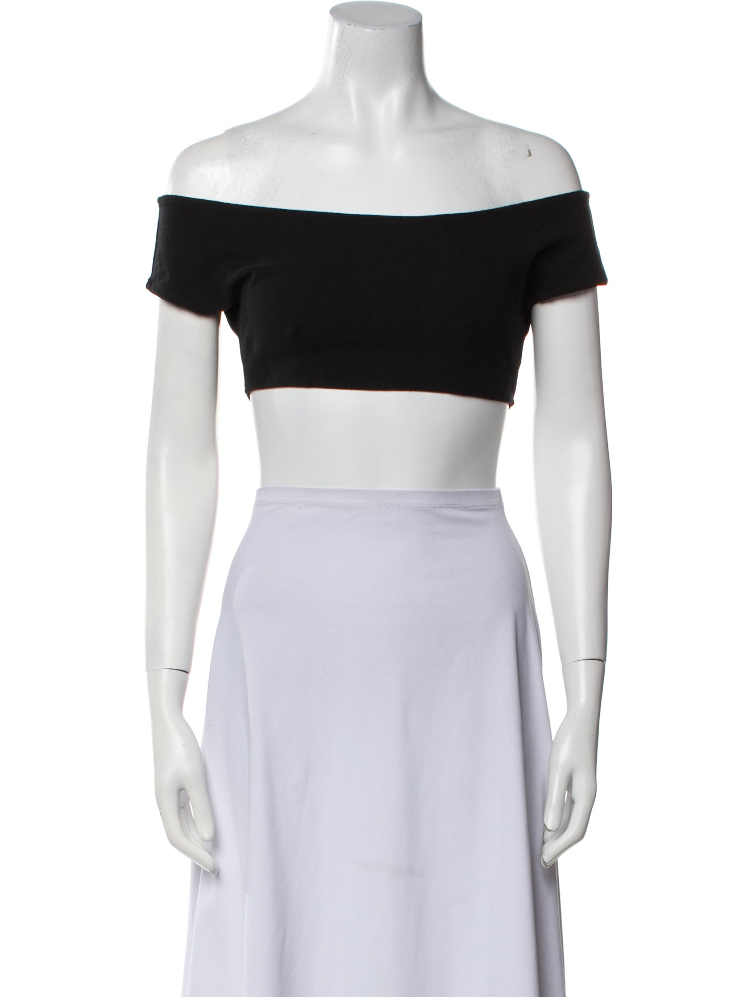 Gil Rodriguez Off-The-Shoulder Short Sleeve Crop Top