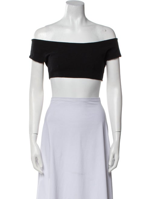 Gil Rodriguez Off-The-Shoulder Short Sleeve Crop Top