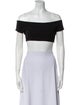 Gil Rodriguez Off-The-Shoulder Short Sleeve Crop Top