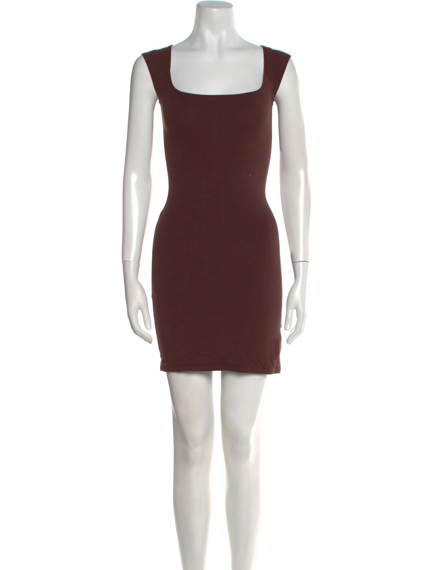 Gil Rodriguez Square Neckline Mini Dress