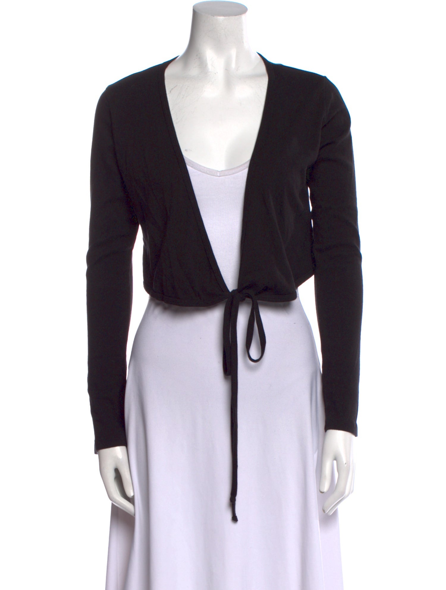 Gil Rodriguez V-Neck Long Sleeve Crop Top