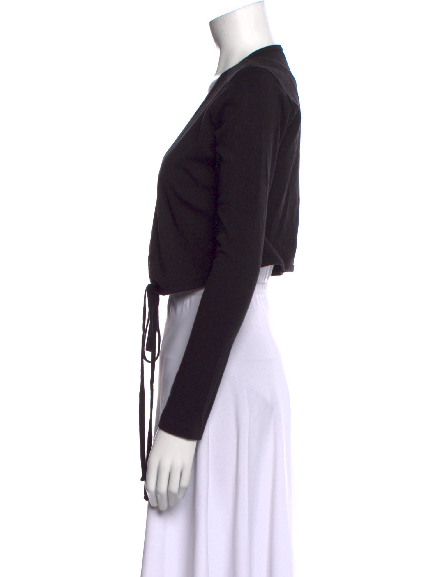 Gil Rodriguez V-Neck Long Sleeve Crop Top