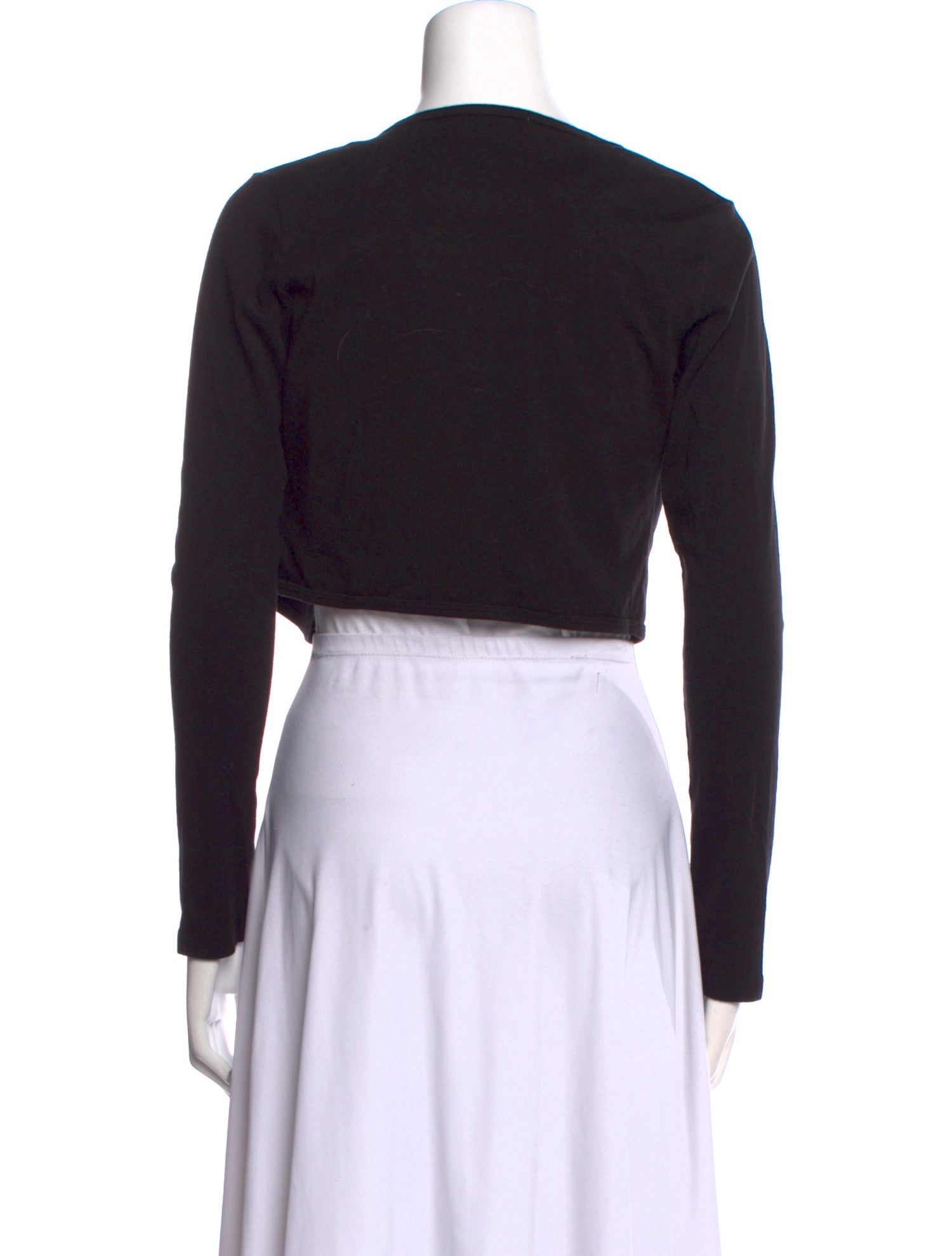 Gil Rodriguez V-Neck Long Sleeve Crop Top