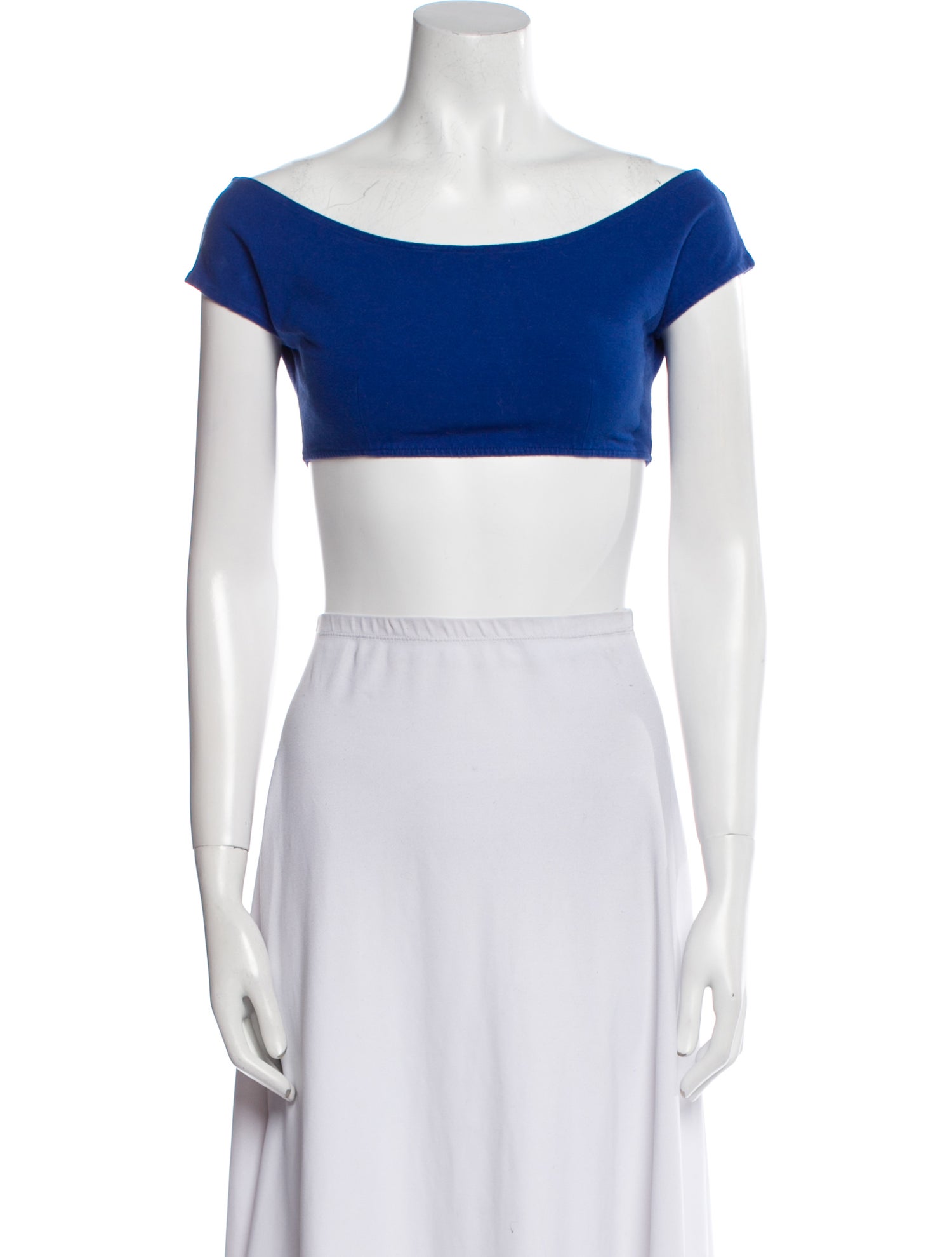 Gil Rodriguez Off-The-Shoulder Short Sleeve Crop Top