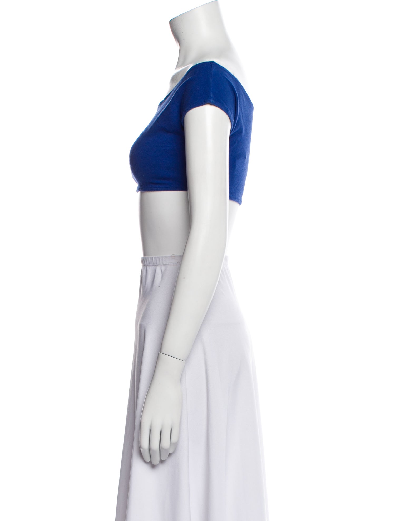 Gil Rodriguez Off-The-Shoulder Short Sleeve Crop Top