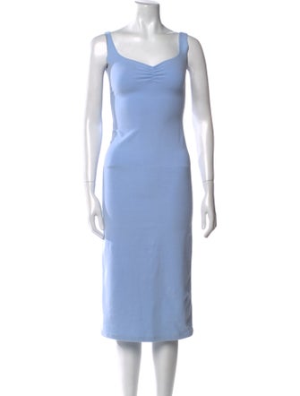 Gil Rodriguez V-Neck Midi Length Dress