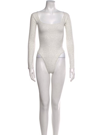 Gil Rodriguez Square Neckline Long Sleeve Bodysuit