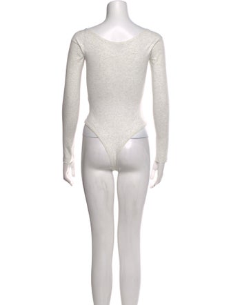 Gil Rodriguez Square Neckline Long Sleeve Bodysuit