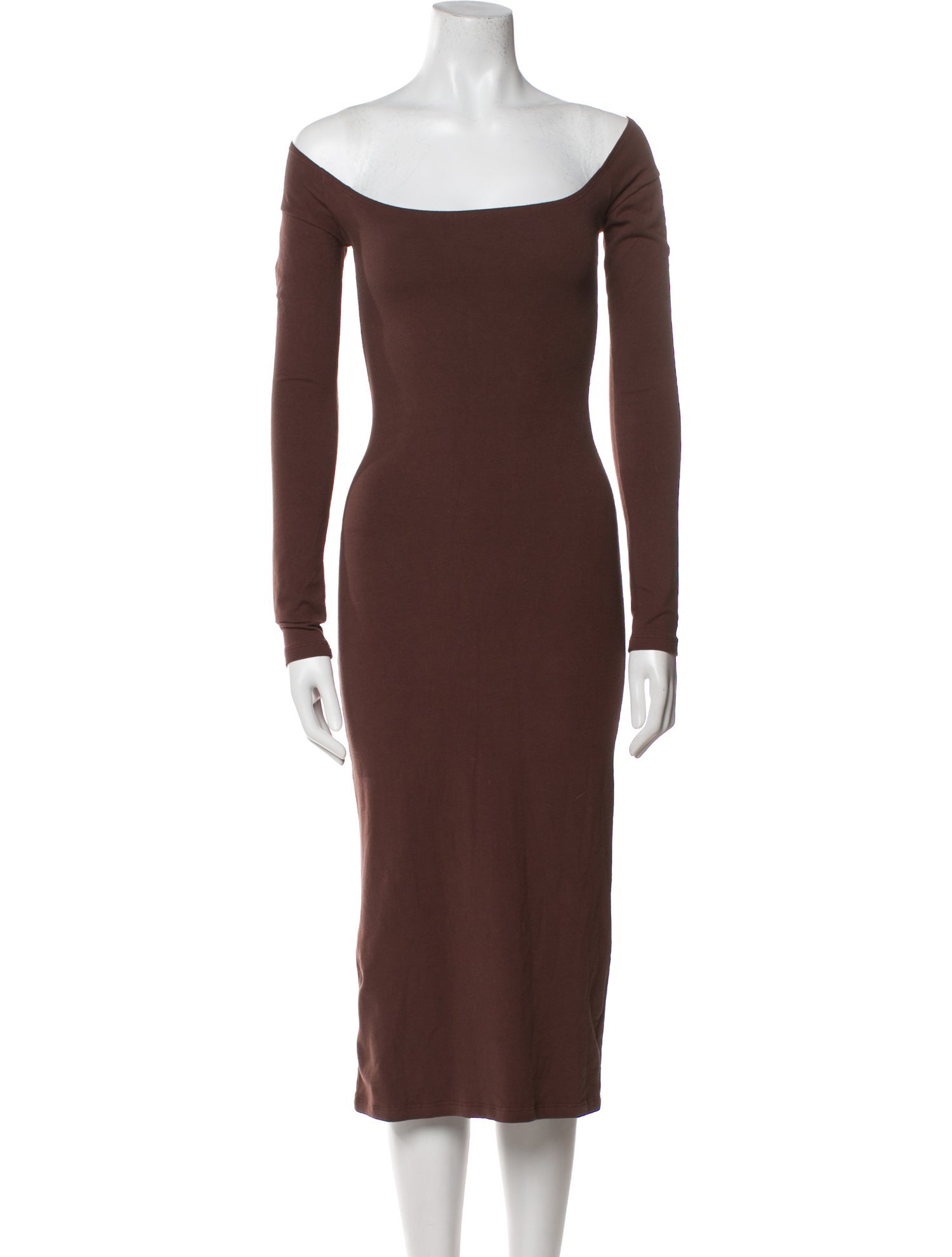 Gil Rodriguez Off-The-Shoulder Midi Length Dress