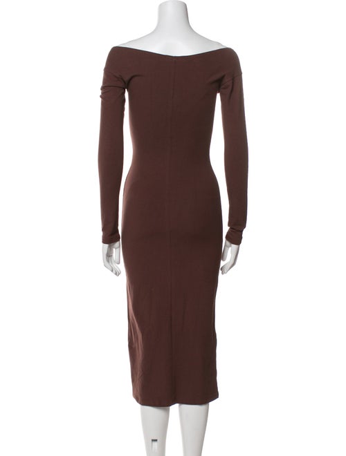 Gil Rodriguez Off-The-Shoulder Midi Length Dress