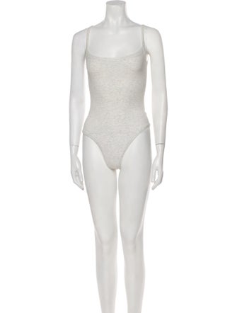 Gil Rodriguez Square Neckline Sleeveless Bodysuit