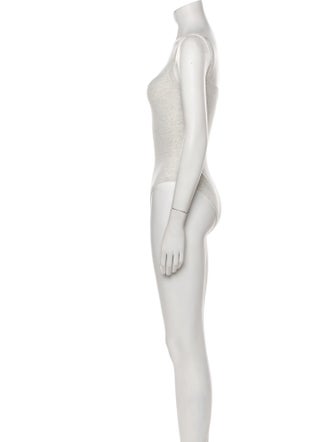 Gil Rodriguez Square Neckline Sleeveless Bodysuit