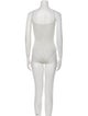 Gil Rodriguez Square Neckline Sleeveless Bodysuit