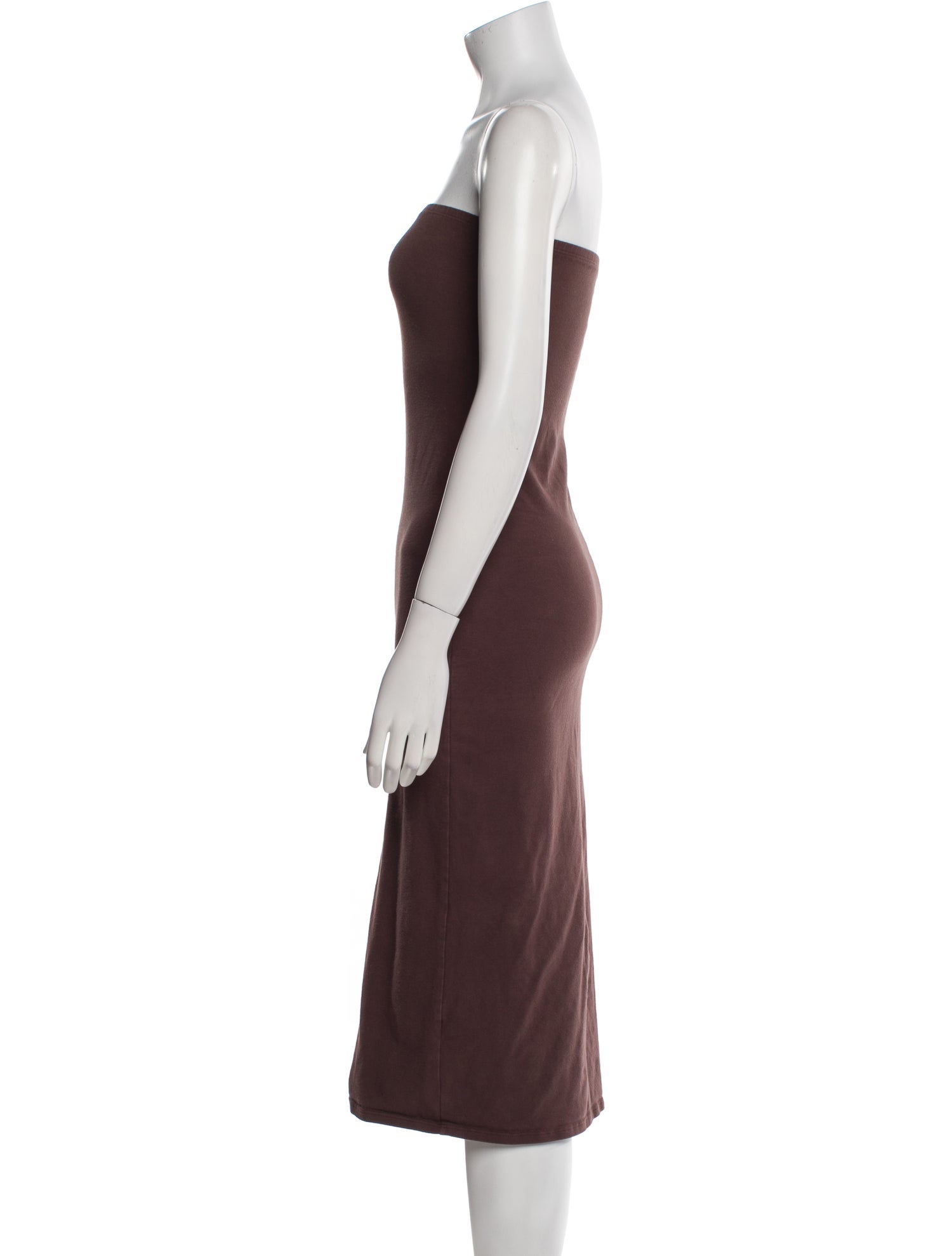 Gil Rodriguez Strapless Knee-Length Dress