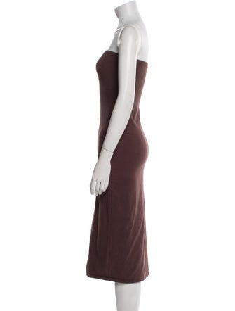 Gil Rodriguez Strapless Knee-Length Dress