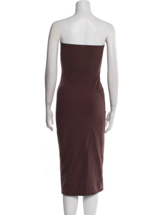 Gil Rodriguez Strapless Knee-Length Dress