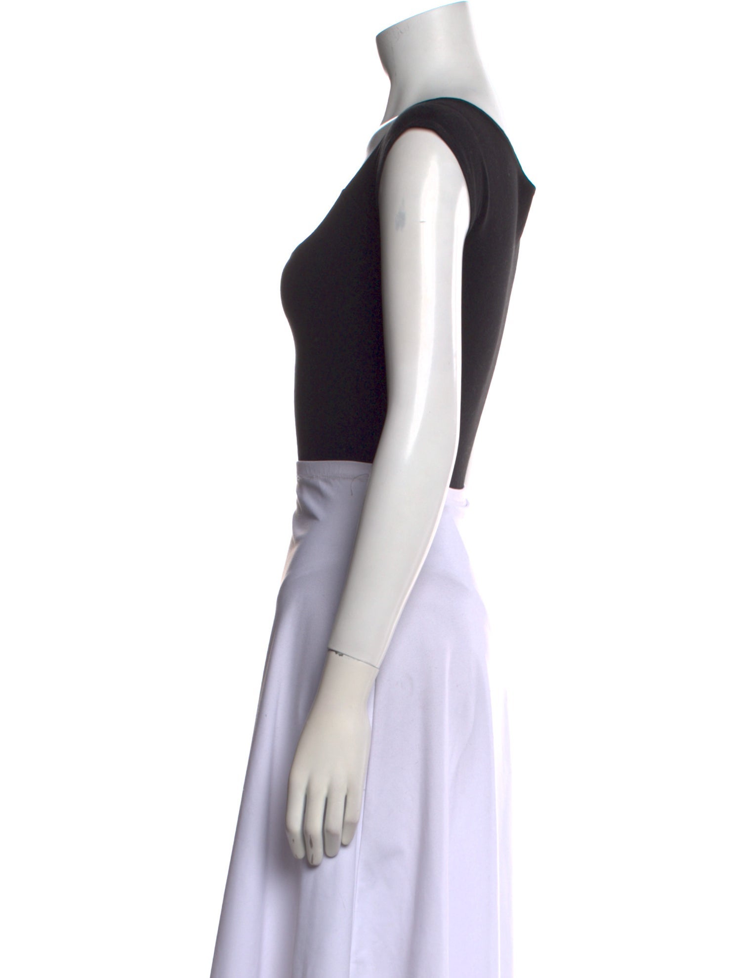 Gil Rodriguez Square Neckline Sleeveless Crop Top