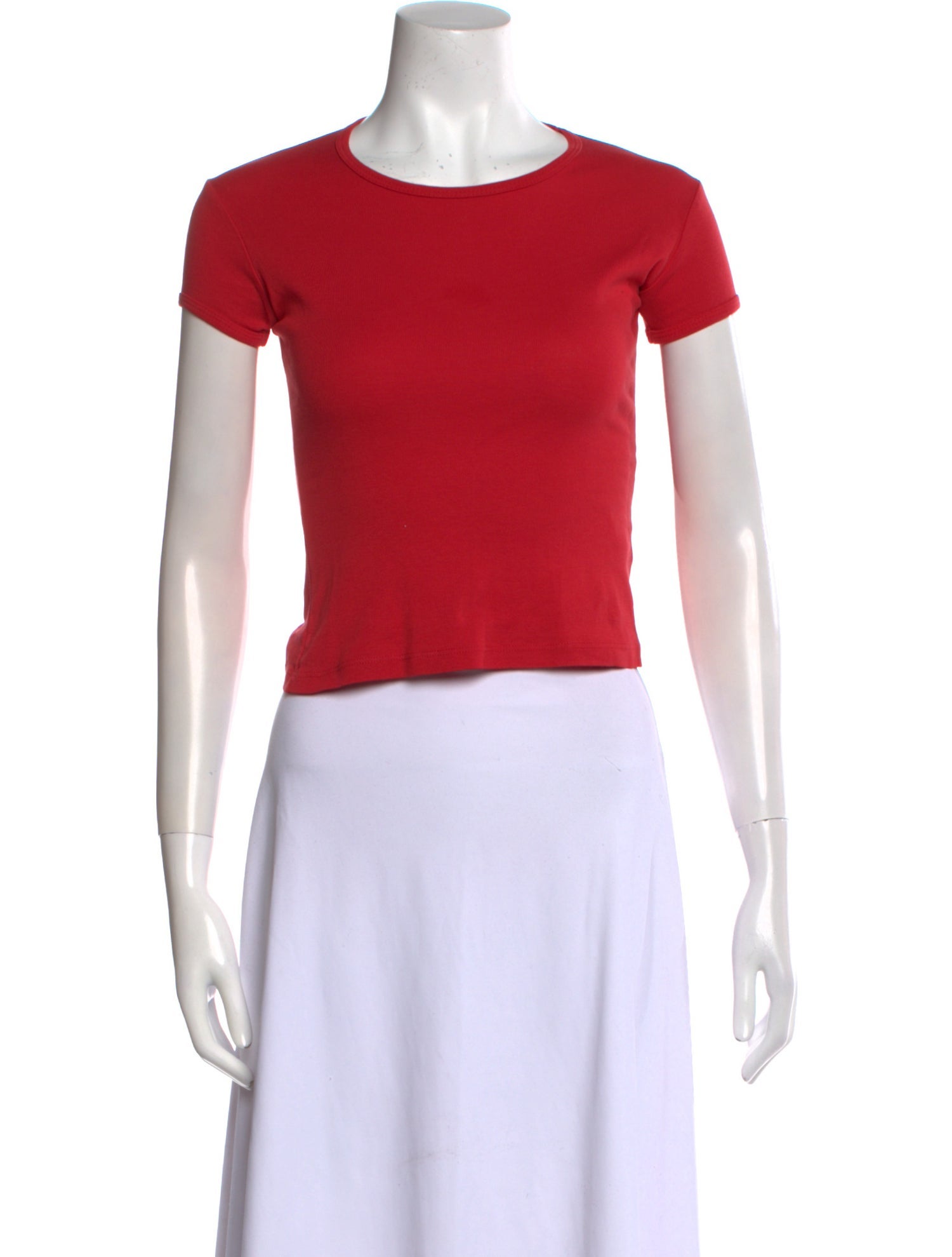 Gil Rodriguez Crew Neck Short Sleeve Crop Top