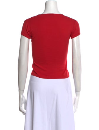 Gil Rodriguez Crew Neck Short Sleeve Crop Top