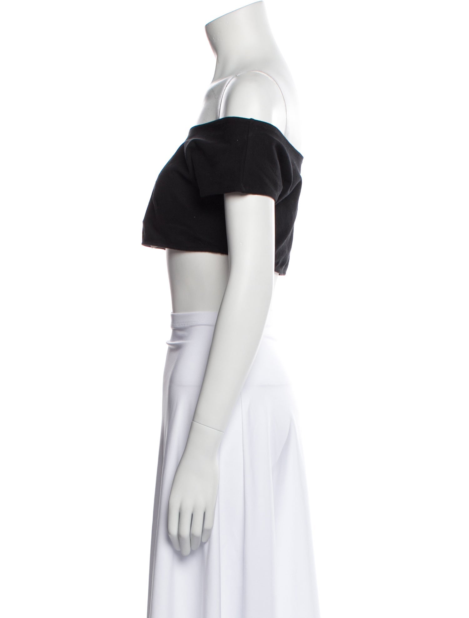 Gil Rodriguez Off-The-Shoulder Short Sleeve Crop Top w/ Tags