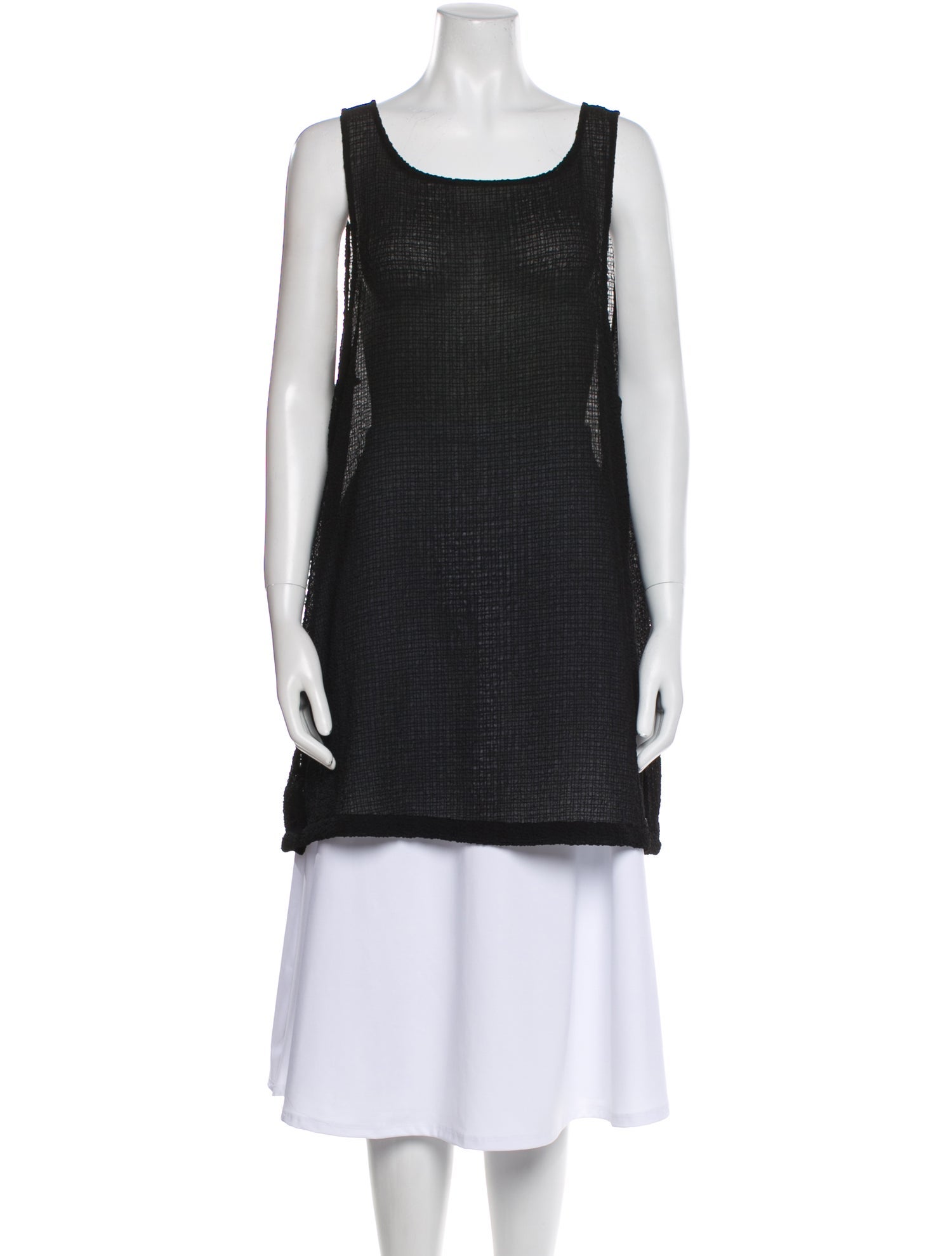 Gil Rodriguez Scoop Neck Sleeveless Tunic