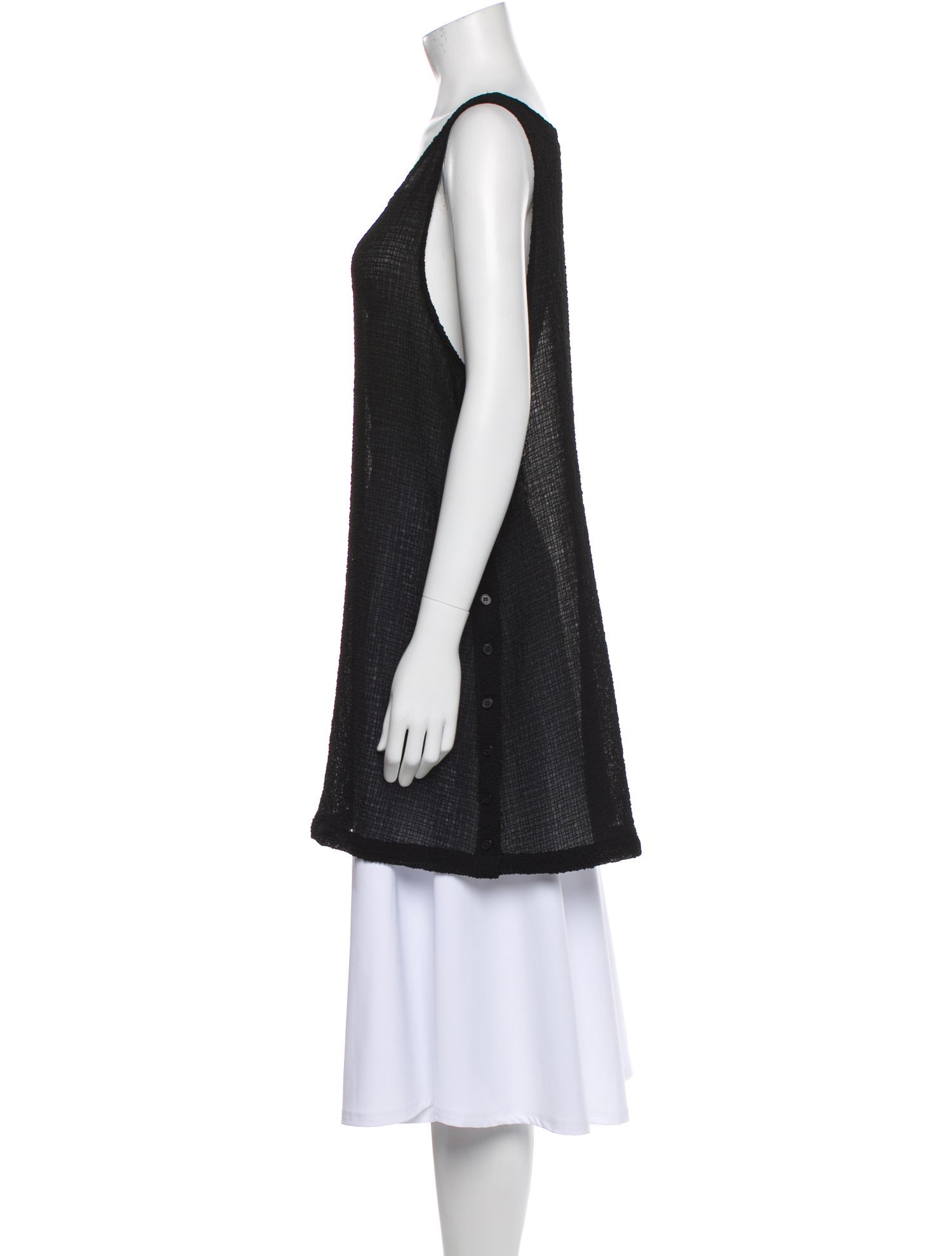 Gil Rodriguez Scoop Neck Sleeveless Tunic