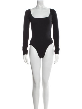Gil Rodriguez Square Neckline Long Sleeve Bodysuit