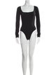 Gil Rodriguez Square Neckline Long Sleeve Bodysuit