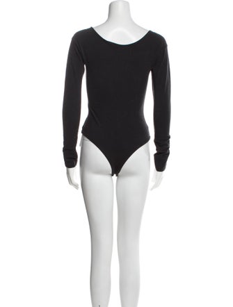 Gil Rodriguez Square Neckline Long Sleeve Bodysuit