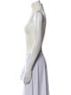 Gil Rodriguez Turtleneck Sleeveless Crop Top