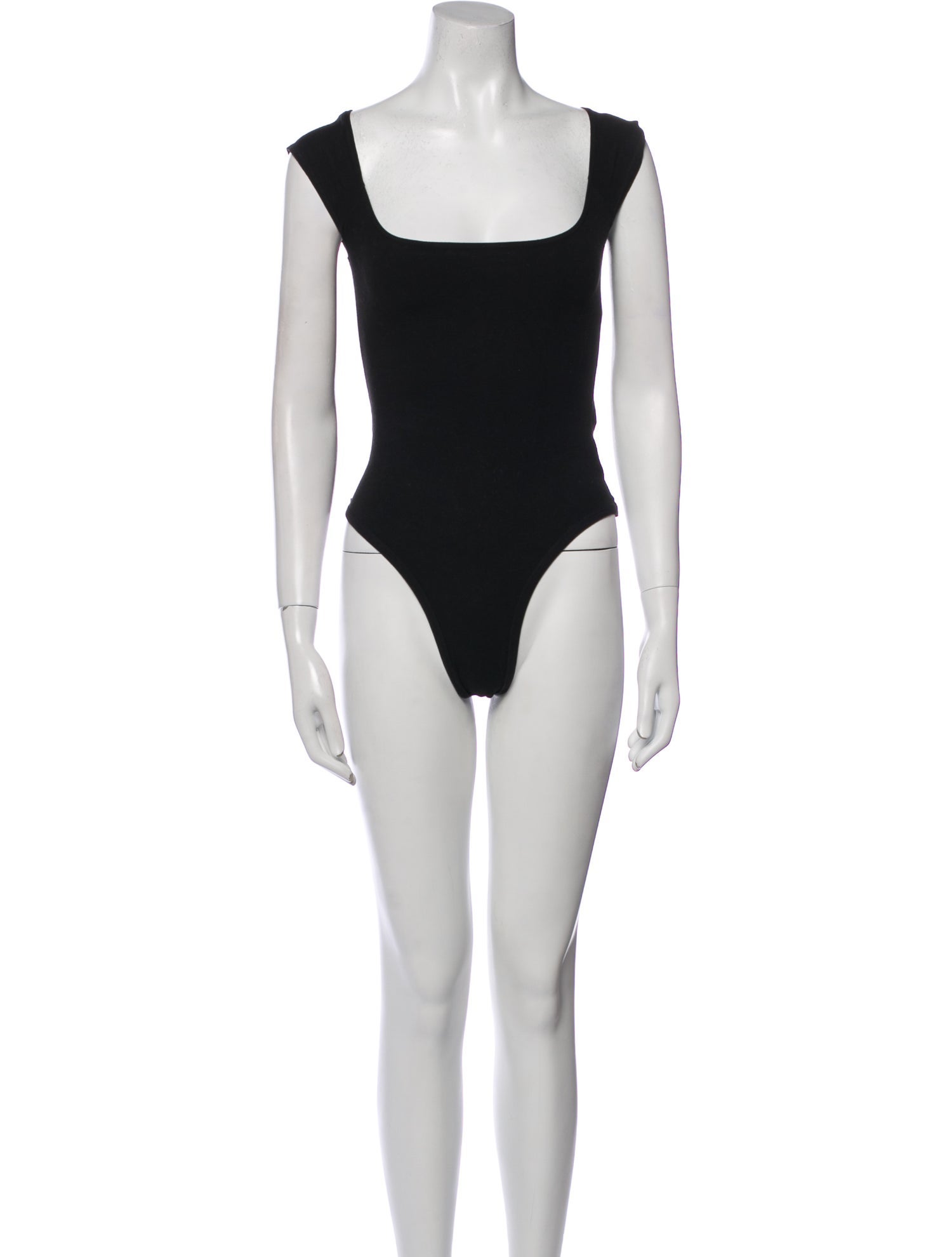 Gil Rodriguez Square Neckline Sleeveless Bodysuit