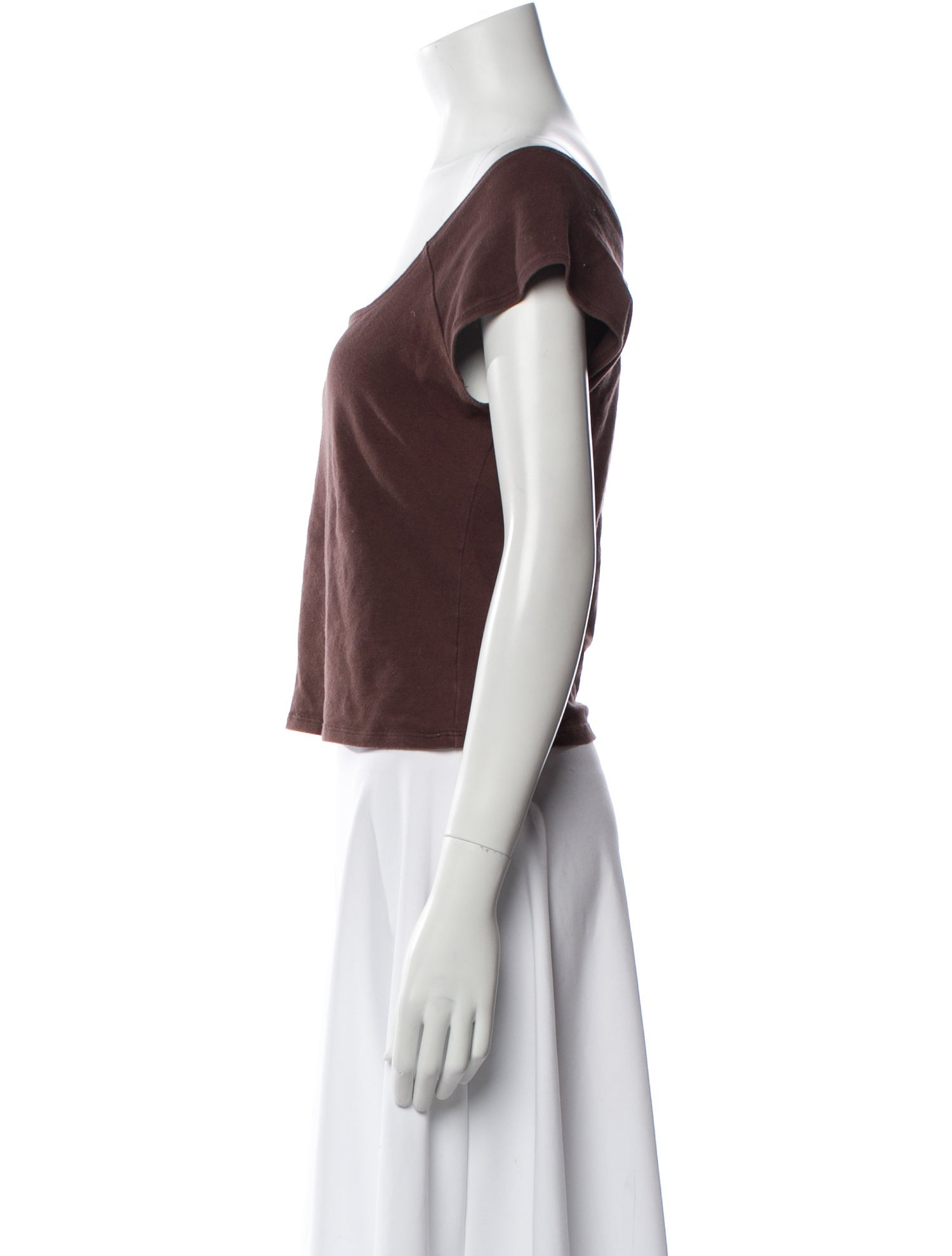 Gil Rodriguez Off-The-Shoulder Short Sleeve Crop Top