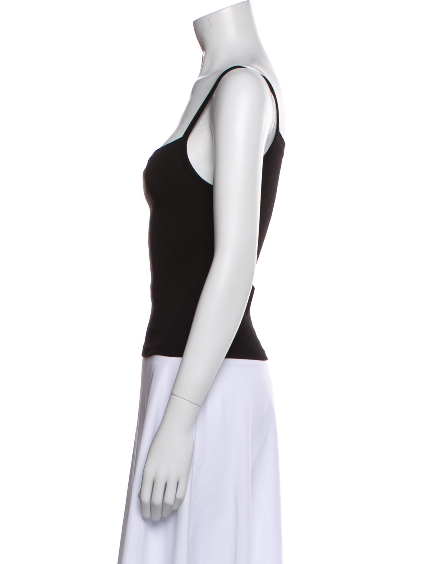 Gil Rodriguez Square Neckline Sleeveless Top