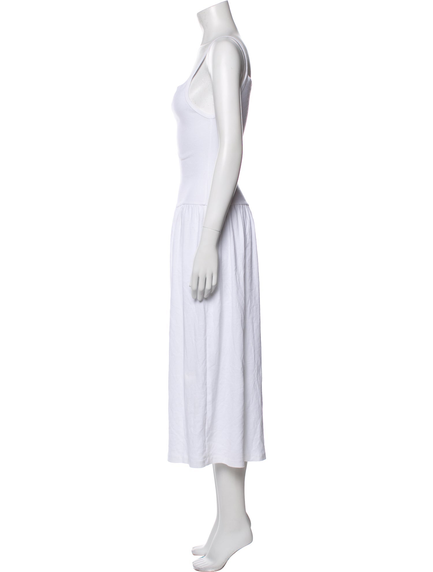 Gil Rodriguez Square Neckline Long Dress