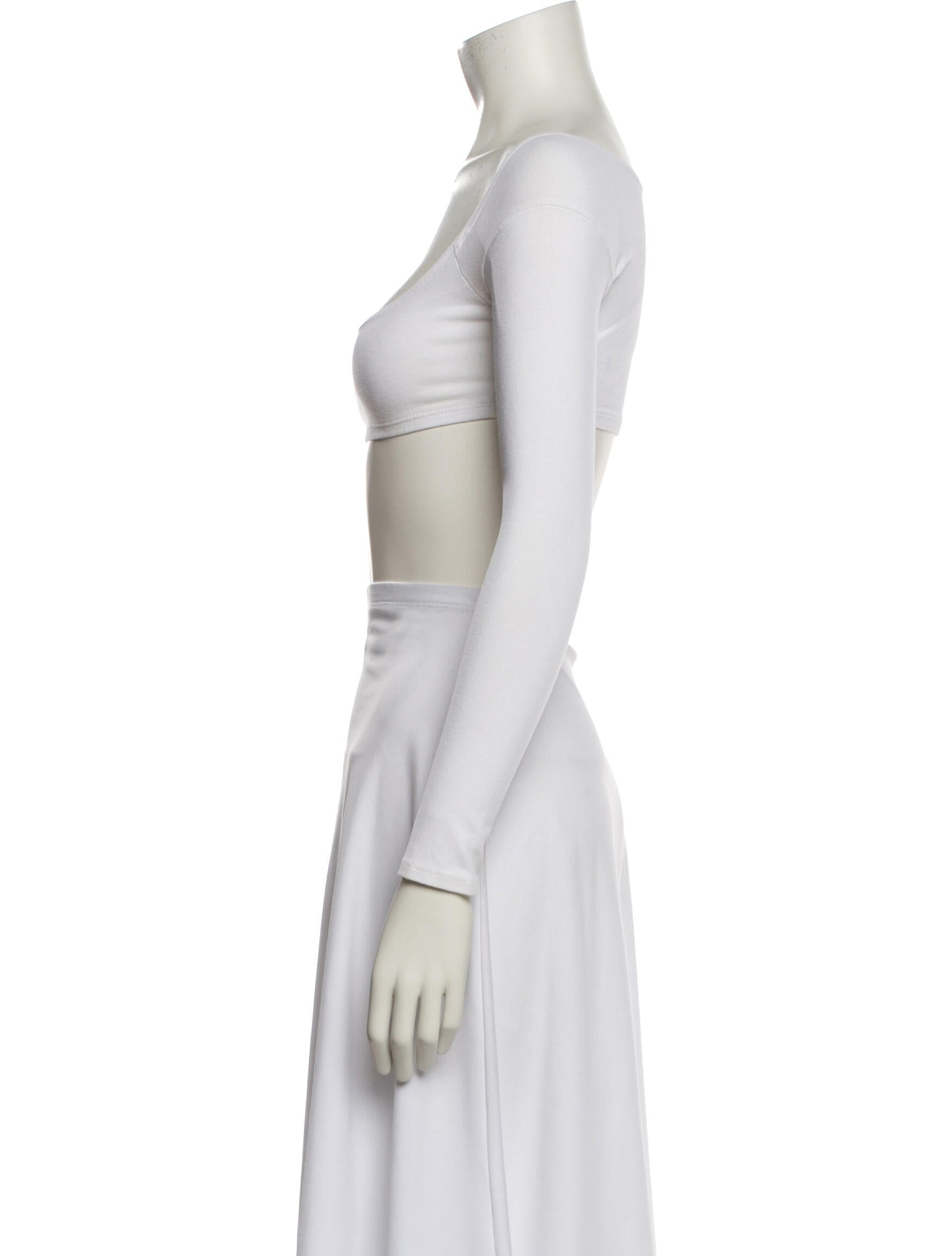 Gil Rodriguez Square Neckline Sleeveless Crop Top