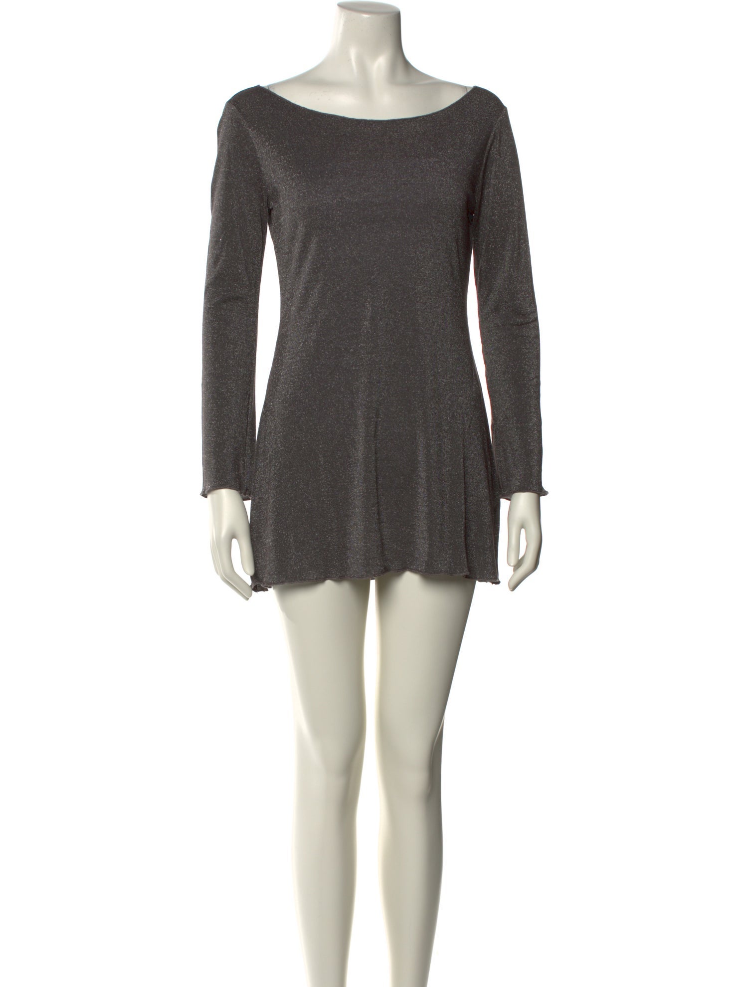 Gil Rodriguez Scoop Neck Mini Dress