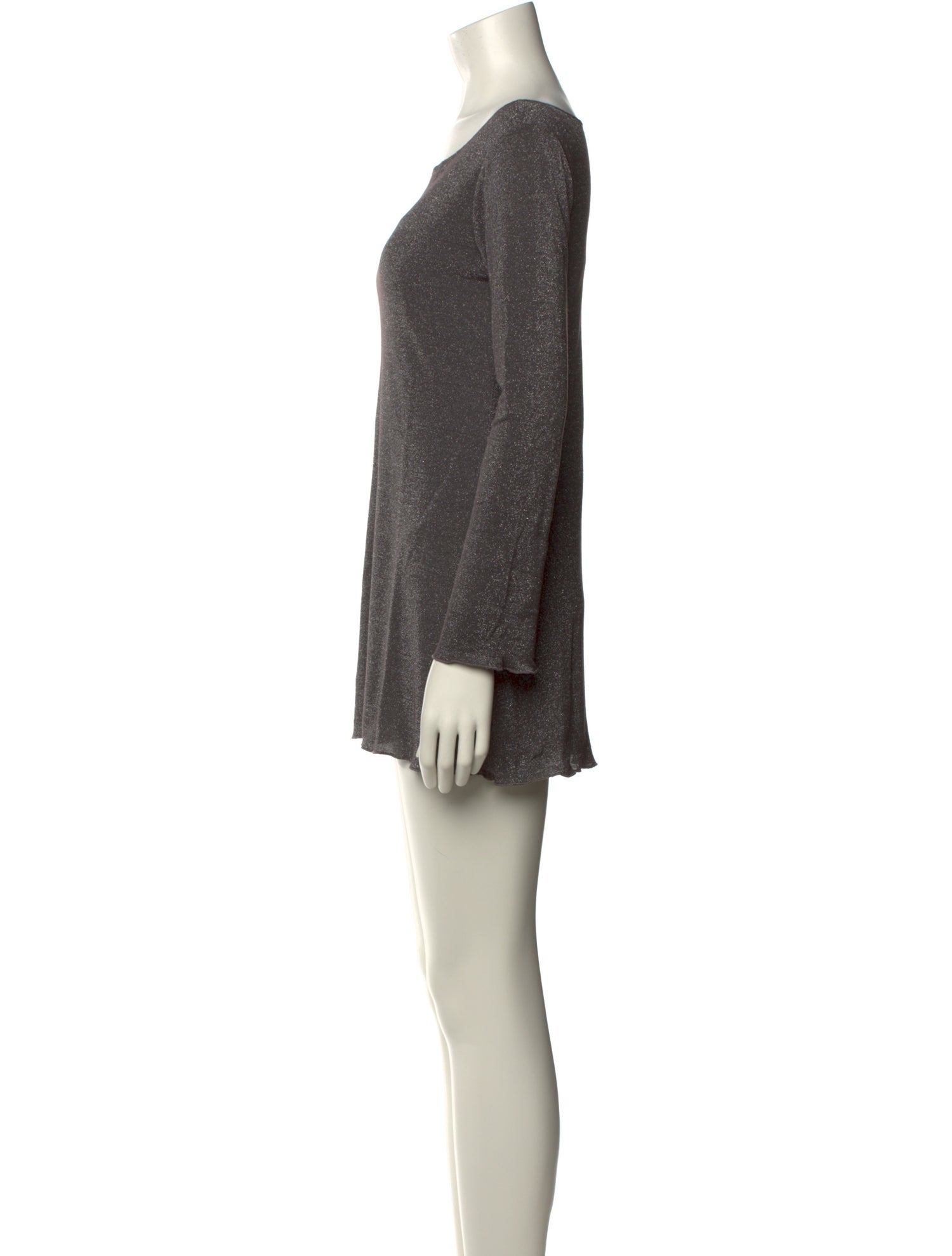 Gil Rodriguez Scoop Neck Mini Dress